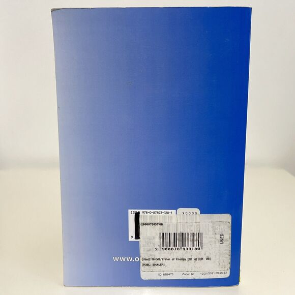 A Primer of Ecology, Fourth Edition - Paperback Nicholas J Gotelli - Picture 2 of 10